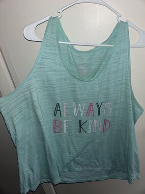 Blue Always Be Kind - Secret Treasures Pajama Top - 3XL